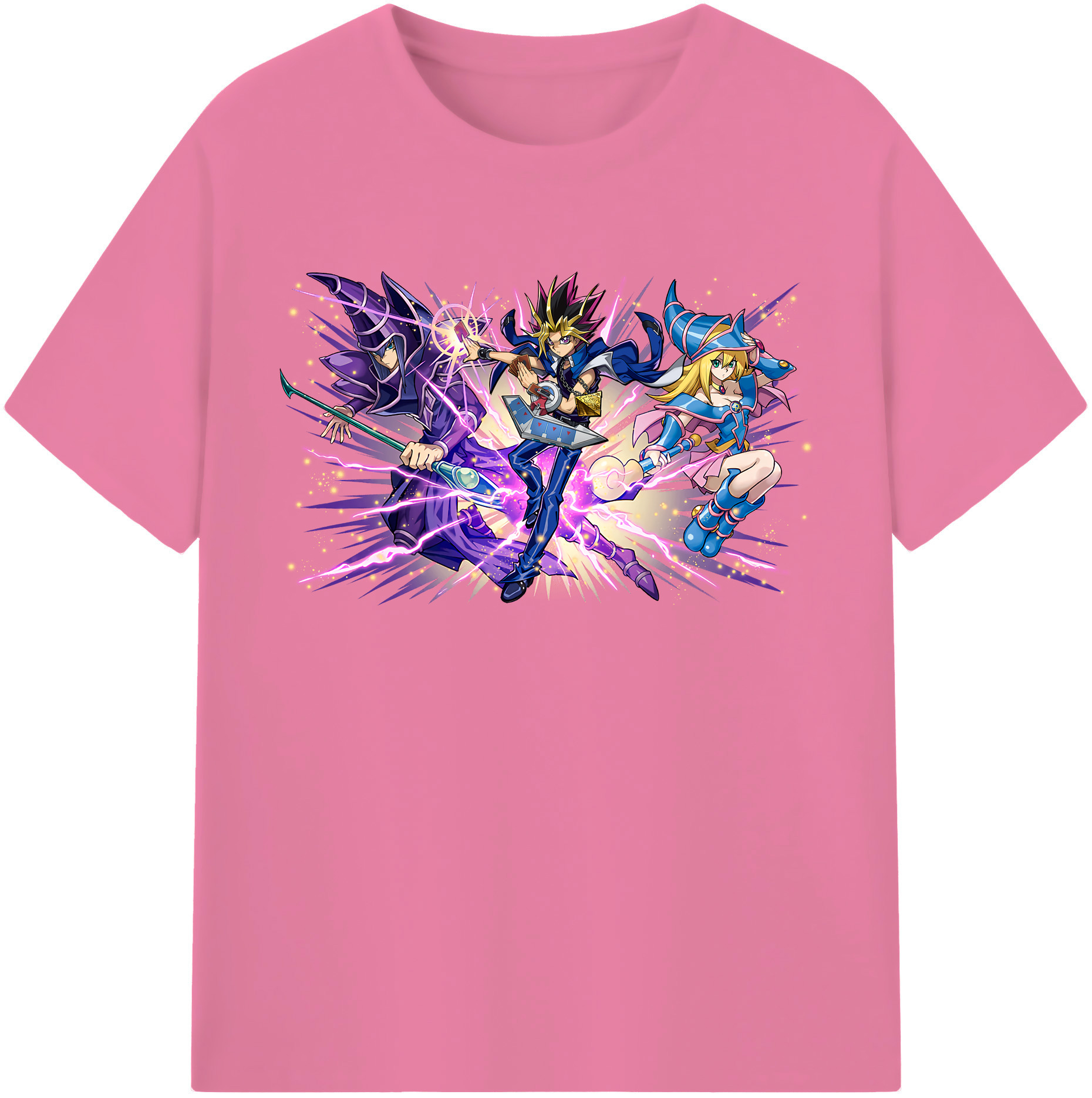 （画像用） 遊☆戯☆王 Yu-Gi-Oh! 綿100％半袖Tシャツ（フロントプリント）